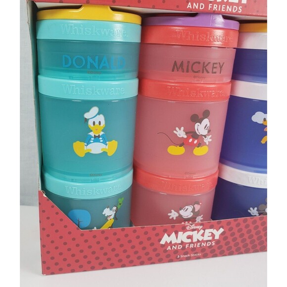 Whiskware Snack Containers Disney 3 pack BPA and Phthalate-free Dishwasher Safe - Picture 4 of 16